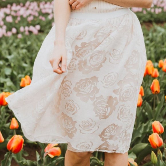 Roolee Dresses & Skirts - NWOT Gorgeous Floral Tulle Skirt!